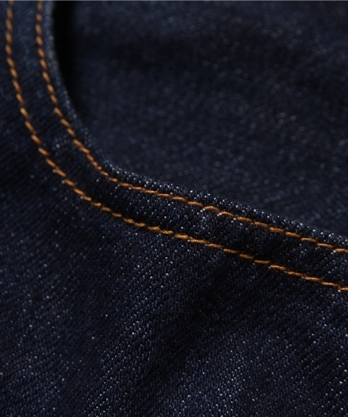 MOUSSY（マウジー）の「DENIM S/PT（デニムパンツ・レディース・ワンウォッシュ/ブルー/ホワイト・1/0/2）」の8枚目の写真