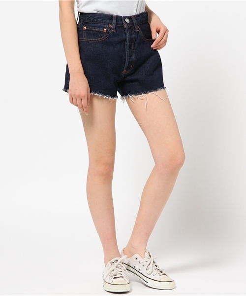 MOUSSY（マウジー）の「DENIM S/PT（デニムパンツ・レディース・ワンウォッシュ/ブルー/ホワイト・1/0/2）」の10枚目の写真