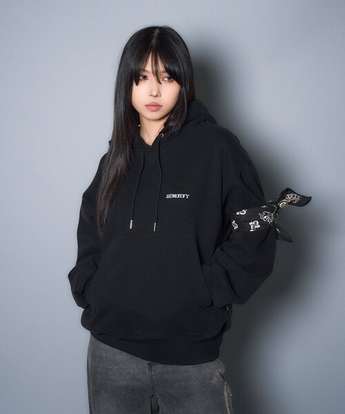 Subciety（サブサエティ）の「Armband hoodie（ベスト・メンズ・グリーン/ブラック・SMALL/MEDIUM/LARGE/X-LARGE）」の9枚目の写真
