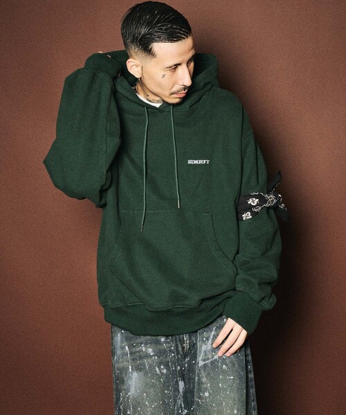 Subciety（サブサエティ）の「Armband hoodie（ベスト・メンズ・グリーン/ブラック・SMALL/MEDIUM/LARGE/X-LARGE）」の19枚目の写真