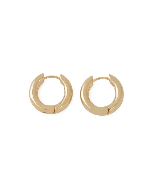 le cercle ADAM ET ROPE'（ルセルクルアダムエロペ）の「パイプサークルピアス（ピアス（両耳用）・レディース・ゴールド/シルバー・FREE）」の6枚目の写真