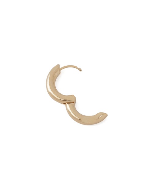 le cercle ADAM ET ROPE'（ルセルクルアダムエロペ）の「パイプサークルピアス（ピアス（両耳用）・レディース・ゴールド/シルバー・FREE）」の9枚目の写真