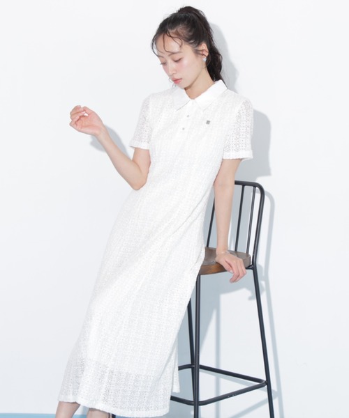 レースポロワンピース（ワンピース）｜JILL by JILL STUART（ジルバイ
