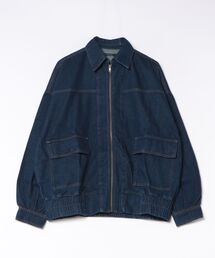  ネイビー ジップアップデニムジャケット XL NO WAY｜ノー ウェイ（メンズ）のデニムジャケット（ブルー・ネイビー