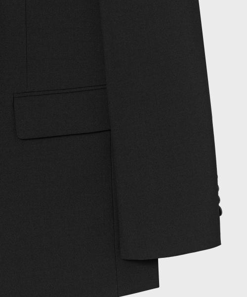 NONBLANK(ノンブランク)の「W29 ウォッシャブルセミオーバーフィットジャケット_BLACK(テーラードジャケット・メンズ・ブラック・MEDIUM/LARGE/X-LARGE)」の5枚目の写真