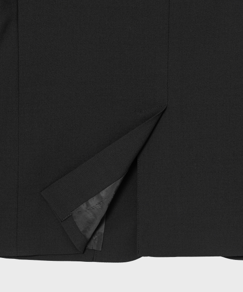 NONBLANK(ノンブランク)の「W29 ウォッシャブルセミオーバーフィットジャケット_BLACK(テーラードジャケット・メンズ・ブラック・MEDIUM/LARGE/X-LARGE)」の7枚目の写真