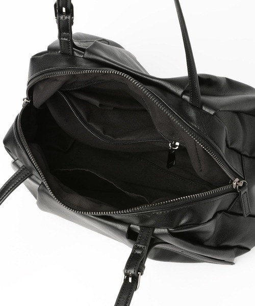 LOWRYS FARM(ローリーズファーム)の「タックボストンBAG 1049023(ボストンバッグ・レディース・ブラック/ブラウン・FREE)」の10枚目の写真
