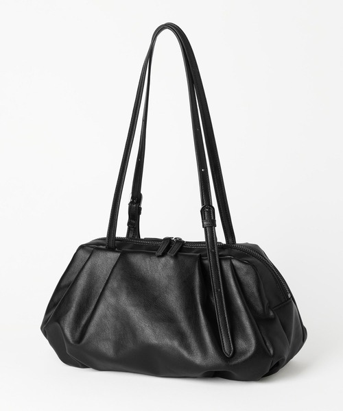 LOWRYS FARM(ローリーズファーム)の「【500mlペットボトル収納可】タックボストンBAG 1049023(ボストンバッグ・レディース・ブラック/ブラウン・FREE)」の12枚目の写真