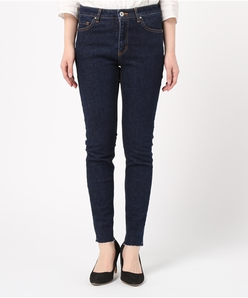 GALLARDAGALANTE（ガリャルダガランテ）の「デニムスキニーパンツ（デニムパンツ・レディース・ネイビー・0/1）」の2枚目の写真