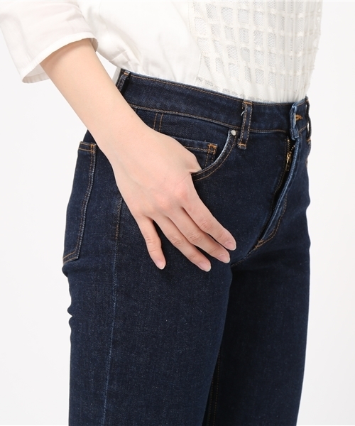 GALLARDAGALANTE（ガリャルダガランテ）の「デニムスキニーパンツ（デニムパンツ・レディース・ネイビー・0/1）」の7枚目の写真