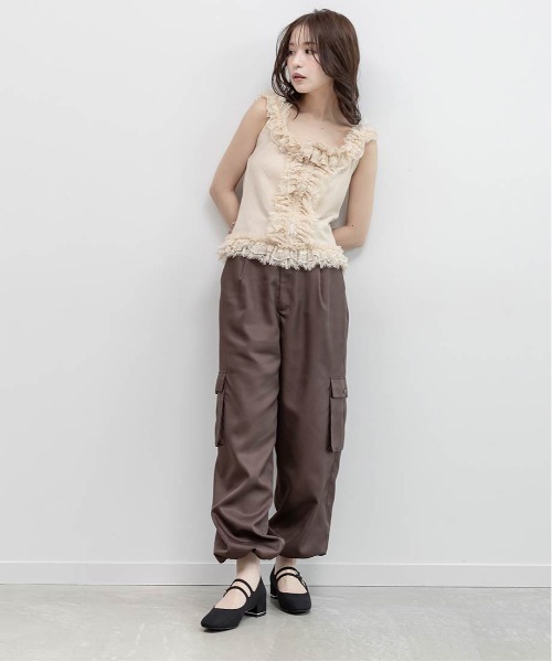 RANDA（ランダ）の「ダブルベルトメリージェーンパンプス（パンプス・レディース・ブラック/ダークブラウン/レッド・L/M/LL/S）」の16枚目の写真