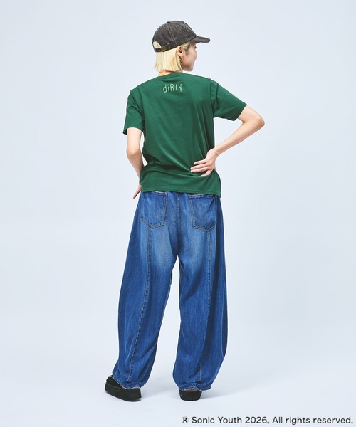 niko and...(ニコアンド)の「【SONIC YOUTH / ソニック・ユース】アソートTシャツ(Tシャツ/カットソー・レディース・ホワイト/グリーン/ブルー/オフホワイト・FREE)」の20枚目の写真