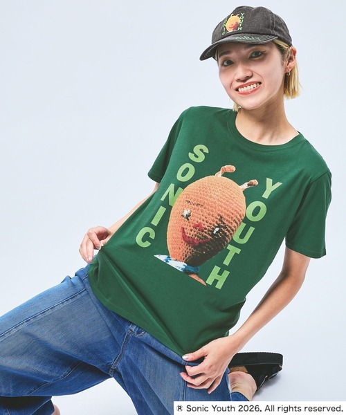 niko and...(ニコアンド)の「【SONIC YOUTH / ソニック・ユース】アソートTシャツ(Tシャツ/カットソー・レディース・ホワイト/グリーン/ブルー/オフホワイト・FREE)」の21枚目の写真