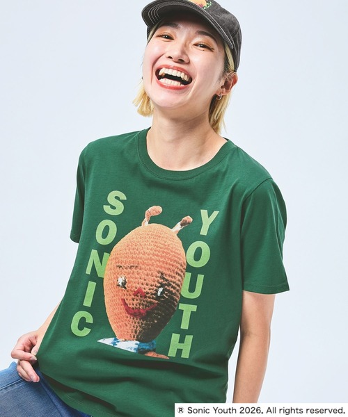 niko and...(ニコアンド)の「【SONIC YOUTH / ソニック・ユース】アソートTシャツ(Tシャツ/カットソー・レディース・ホワイト/グリーン/ブルー/オフホワイト・FREE)」の22枚目の写真