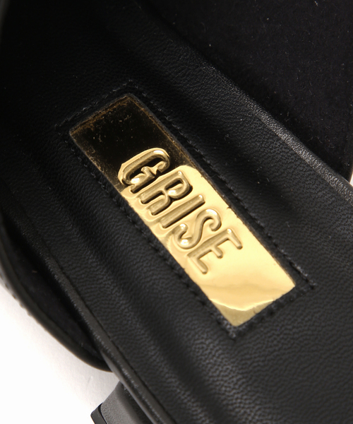 GRISE(グリーズ)の「《WEB+一部店舗限定》GRISEレザースクエアクロスシームミュールサンダル(サンダル・レディース・ボルドー/ブラック/ベージュ・SMALL/LARGE/MEDIUM/X-LARGE)」の11枚目の写真