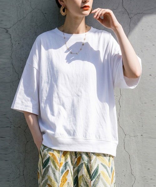 Хлопковая футболка 100% Drop Shoulder