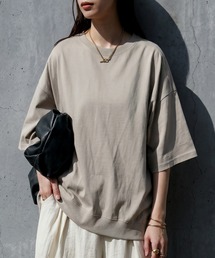 綿100 ドロップショルダー Tシャツ