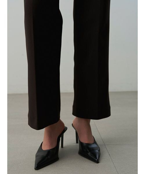 Henon.(ヘノン)の「ウォームフレアパンツ(その他パンツ・レディース・アイボリー/ブラック/ダークブラウン・34/36/38)」の15枚目の写真