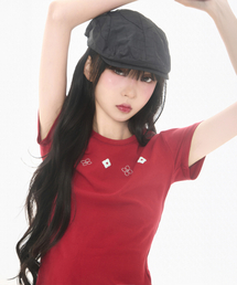 MIRECO（ミレコ）の「IKEBANA T REDRED（Tシャツ/カットソー）」