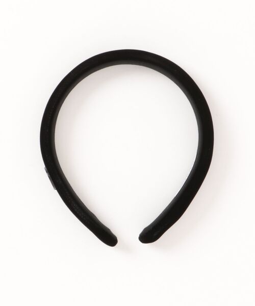 Chapeau d' O(シャポードオー)の「Chapeau d' O Velvet Thin Headband / シャポードオー(ヘアバンド・レディース・ブラック・FREE)」の1枚目の写真