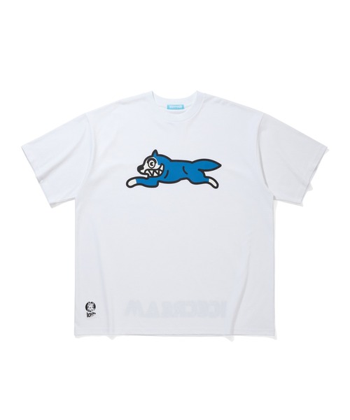 ICECREAM（アイスクリーム）の「COTTON T-SHIRT_RUNNING DOG（Tシャツ/カットソー・メンズ・ホワイト/ブラック/ピンク・LARGE/X-LARGE/SMALL/MEDIUM）」の2枚目の写真
