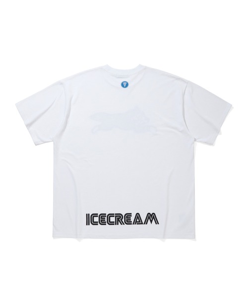 ICECREAM（アイスクリーム）の「COTTON T-SHIRT_RUNNING DOG（Tシャツ/カットソー・メンズ・ホワイト/ブラック/ピンク・LARGE/X-LARGE/SMALL/MEDIUM）」の4枚目の写真
