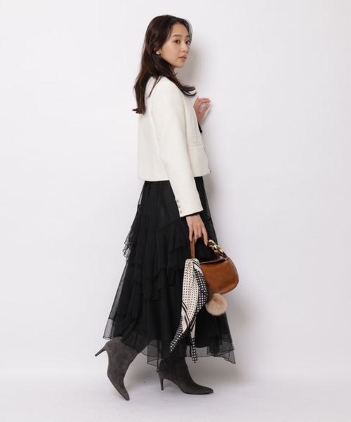 JUSGLITTY(ジャスグリッティー)の「スカラジャケット(その他アウター・レディース・ホワイト・1/2)」の18枚目の写真