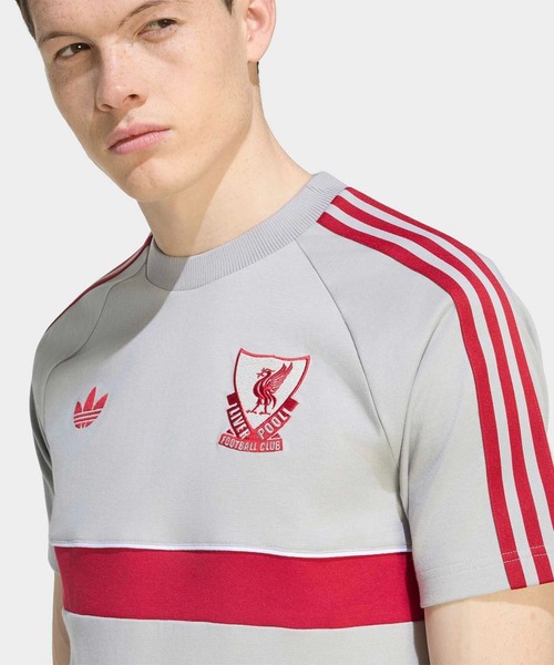 adidas（アディダス）の「リバプールFC オリジナルス Tシャツ / アディダス adidas（Tシャツ/カットソー・メンズ・グレー・XX-LARGE/XXX-LARGE/LARGE/MEDIUM/SMALL/X-LARGE）」の3枚目の写真