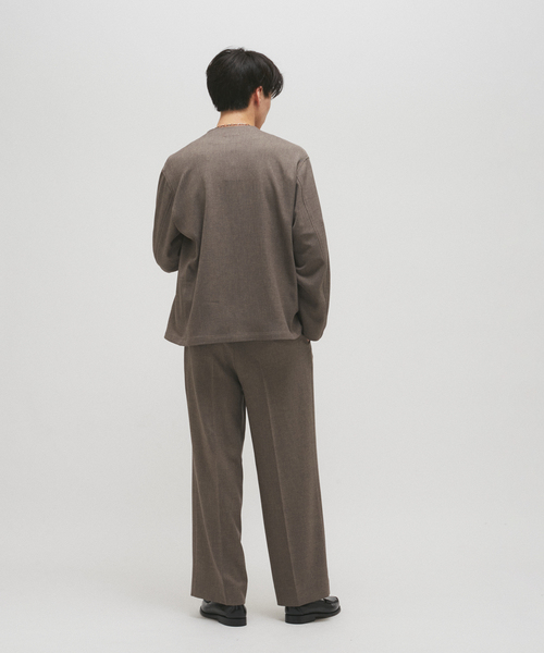 JOURNAL STANDARD(ジャーナルスタンダード)の「エフォートレス ノーカラー ジャケット(ノーカラージャケット・メンズ・ベージュ/ライトグレー/ネイビー・MEDIUM/LARGE)」の17枚目の写真