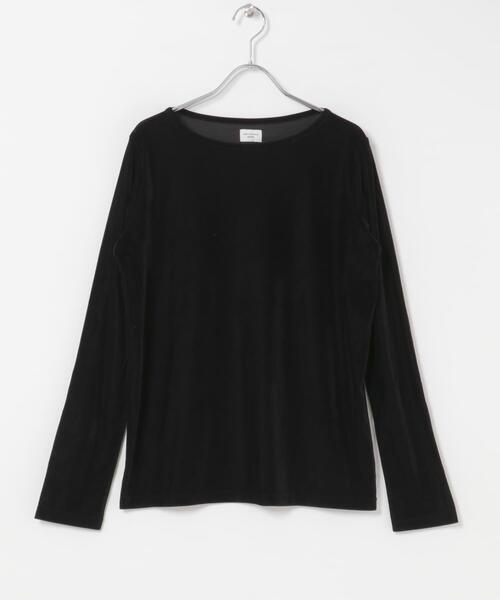 URBAN RESEARCH DOORS(アーバンリサーチドアーズ)の「シアーベロアプルオーバー(Tシャツ/カットソー・レディース・ブラック/ブラウン/ピンク・FREE)」の5枚目の写真