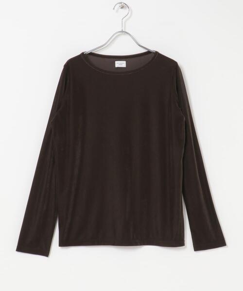 URBAN RESEARCH DOORS(アーバンリサーチドアーズ)の「シアーベロアプルオーバー(Tシャツ/カットソー・レディース・ブラック/ブラウン/ピンク・FREE)」の14枚目の写真