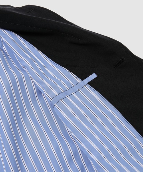 COMME des GARCONS HOMME(コム デ ギャルソン・オム)の「WOOL GABARDINE CLASSIC JACKET(テーラードジャケット・メンズ・ブラック/ネイビー・L/M/XS/S)」の5枚目の写真
