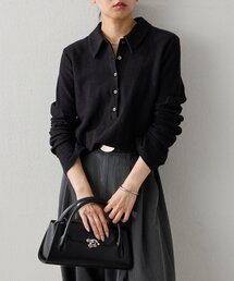 PEAS | 【PEAS】コットンリネンループポロカットソー(Tシャツ/カットソー)