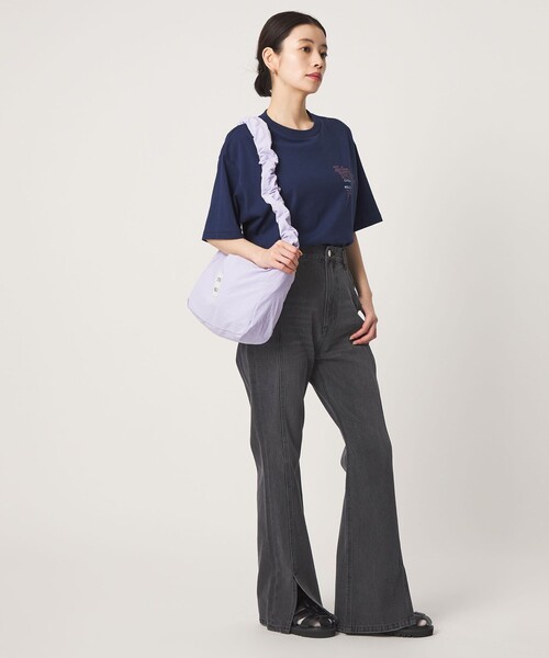 CITEN（シテン）の「＜CITEN＞デニムスリムフレアパンツ（デニムパンツ・レディース・ライトブルー/ダークグレー/コバルトブルー・S/M）」の9枚目の写真