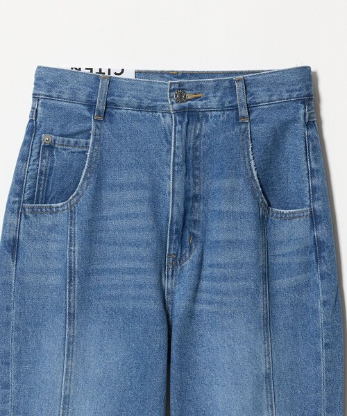 CITEN（シテン）の「＜CITEN＞デニムスリムフレアパンツ（デニムパンツ・レディース・ライトブルー/ダークグレー/コバルトブルー・S/M）」の17枚目の写真