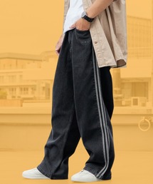 adidas | adidas/アディダス ORI SST DENIM TRACK PANTS デニム トラックパンツ サイドライン デニムパンツ メンズ レディース 2026年 秋 秋服 冬 冬服(デニムパンツ)