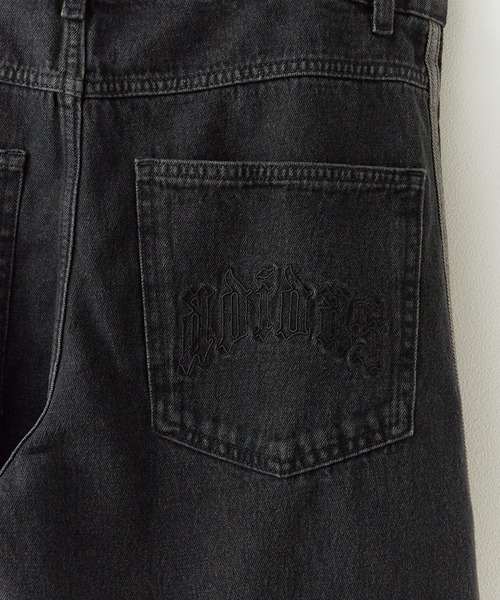 adidas（アディダス）の「adidas/アディダス ORI SST DENIM TRACK PANTS デニム トラックパンツ サイドライン デニムパンツ メンズ レディース 2026年 秋 秋服 冬 冬服（デニムパンツ・メンズ・ブラック・36/34/32/30）」の12枚目の写真