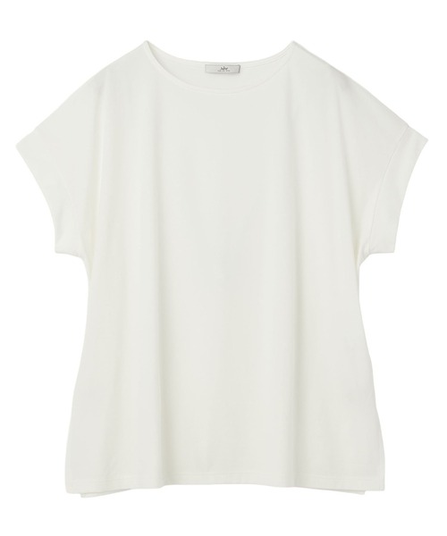 Julier Yoga and Relax(ジュリエヨガアンドリラックス)の「Julier (定番)ライトプライム オーバートップス(Tシャツ/カットソー・レディース・ブルー/ホワイト/ネイビー・FREE)」の1枚目の写真
