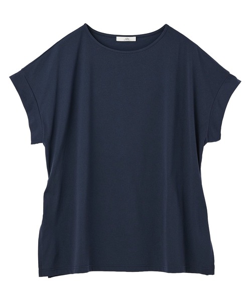 Julier Yoga and Relax(ジュリエヨガアンドリラックス)の「Julier (定番)ライトプライム オーバートップス(Tシャツ/カットソー・レディース・ブルー/ホワイト/ネイビー・FREE)」の21枚目の写真