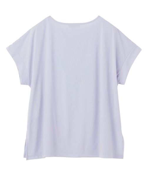 Julier Yoga and Relax(ジュリエヨガアンドリラックス)の「Julier (定番)ライトプライム オーバートップス(Tシャツ/カットソー・レディース・ブルー/ホワイト/ネイビー・FREE)」の17枚目の写真