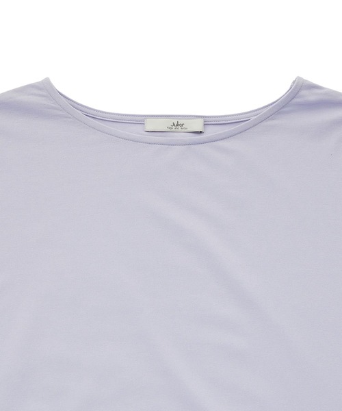 Julier Yoga and Relax(ジュリエヨガアンドリラックス)の「Julier (定番)ライトプライム オーバートップス(Tシャツ/カットソー・レディース・ブルー/ホワイト/ネイビー・FREE)」の18枚目の写真