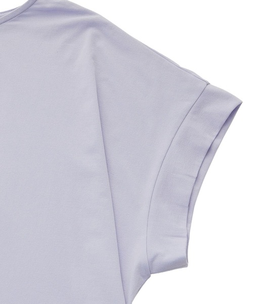 Julier Yoga and Relax(ジュリエヨガアンドリラックス)の「Julier (定番)ライトプライム オーバートップス(Tシャツ/カットソー・レディース・ブルー/ホワイト/ネイビー・FREE)」の19枚目の写真