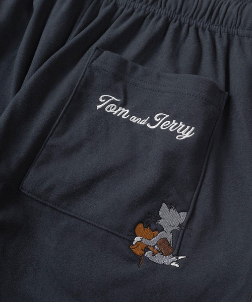 Tom&Jerry(トムアンドジェリー)の「【71】【TOM&JERRY/トムとジェリー】【セットアップ可能】マシュマロフリース 刺繍 スウェットパンツ/ジョガーパンツ/イージーパンツ/ルームウェア/ユニセックス/レディース/メンズ(スウェットパンツ・レディース・ベージュ/ブラウン/チャコールグレー/ネイビー・L/M)」の15枚目の写真
