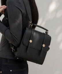 【Leathen Leather(レーセンレザー)】レトロ調レザー 3WAYスクエアリュック lea-bpack-4-14