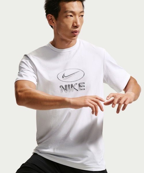 NIKE（ナイキ）の「ナイキ NIKE ナイキ DF UV HYVERSE TOP FLD（Tシャツ/カットソー・メンズ・オリーブ/ホワイト/ブラック・S/LL/L/M/3L）」の2枚目の写真