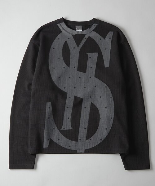 Sourcream(サワークリーム)の「【Sourcream】$ワッフルクルー(Tシャツ/カットソー・レディース・ベージュ/ブラック・SMALL/MEDIUM)」の15枚目の写真
