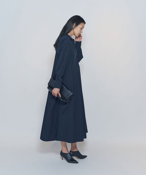 1er Arrondissement(プルミエアロンディスモン)の「エアリータイプライタースキッパーワンピース(ワンピース・レディース・ブラウン系その他5/ブルー系その他3・38/36)」の9枚目の写真