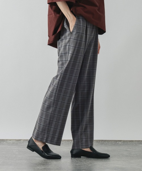 GLOBAL WORK（グローバルワーク）の「ウツクシルエットストレート柄/817336（その他パンツ・レディース・ブラウン系その他5/グレー系その他・X-SMALL/SMALL/MEDIUM/LARGE/X-LARGE/XX-LARGE）」の6枚目の写真