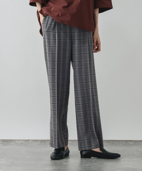 GLOBAL WORK（グローバルワーク）の「ウツクシルエットストレート柄/817336（その他パンツ・レディース・ブラウン系その他5/グレー系その他・X-SMALL/SMALL/MEDIUM/LARGE/X-LARGE/XX-LARGE）」の7枚目の写真