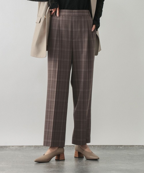 GLOBAL WORK（グローバルワーク）の「ウツクシルエットストレート柄/817336（その他パンツ・レディース・ブラウン系その他5/グレー系その他・X-SMALL/SMALL/MEDIUM/LARGE/X-LARGE/XX-LARGE）」の11枚目の写真